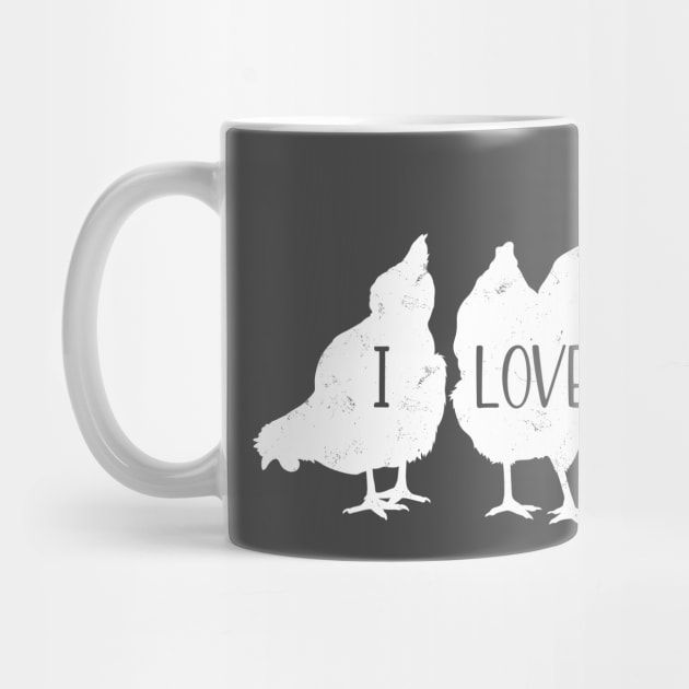 I Love My Flock, Hens for Chicken Mom Family by cottoncanvas